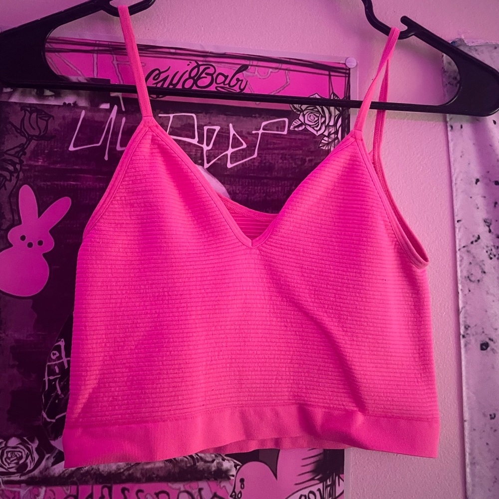 Pink Women's Strappy Top